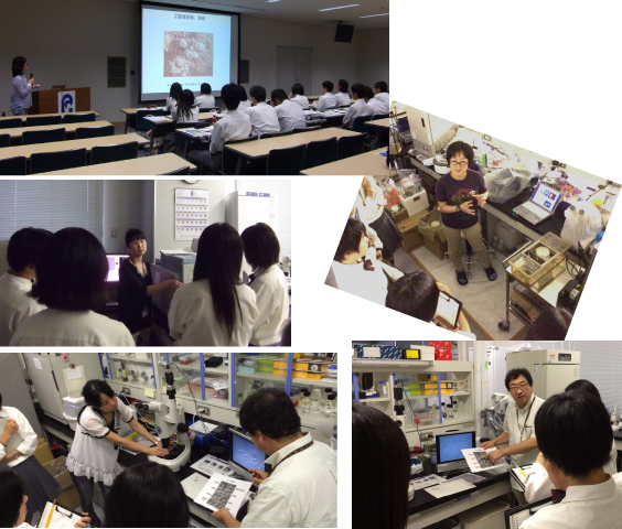 The Lab Tour for Takamatsu-Kita High School