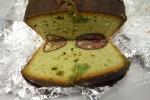 抹茶のパウンドケーキの写真