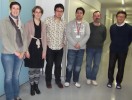 INRA研究所（フランス）の皆さん、金田先生（東京農工大学）と平澤さんの写真